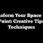 Transform Your Space with Tile Paint: Creative Tips and Techniques