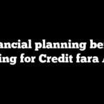 Financial planning before applying for Credit fara ANAF